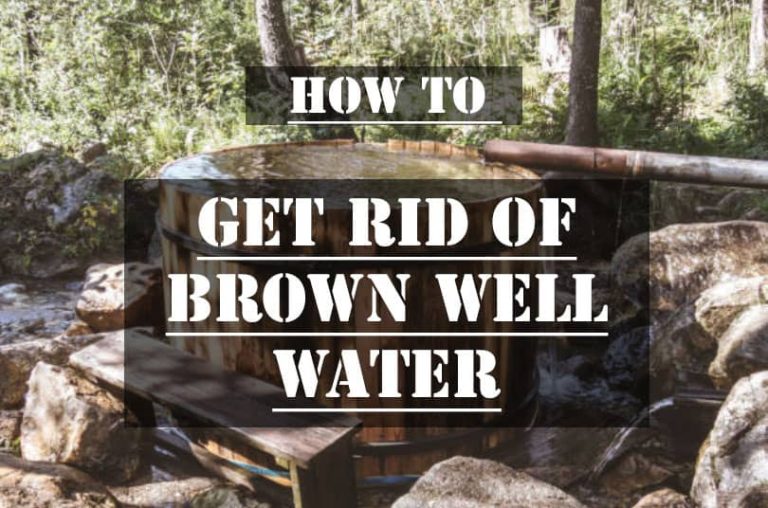 brown well water after heavy rain