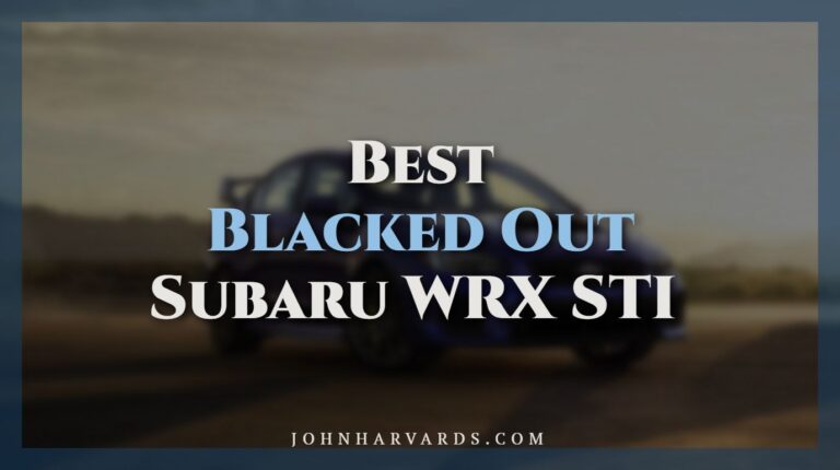 Best Blacked Out Subaru WRX STI