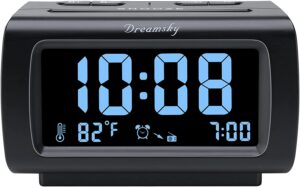 DreamSky Deluxe Alarm Clock Radio with FM Radio