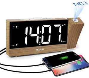 MIZHMI Alarm Clock with FM Radio