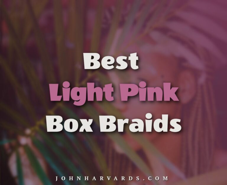 Best Light Pink Box Braids