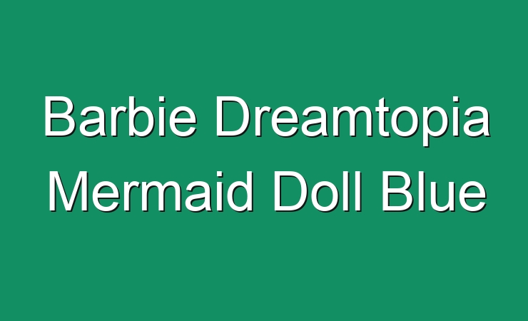 Barbie Dreamtopia Mermaid Doll with Blue Hair and Rainbow Tail - wide 5
