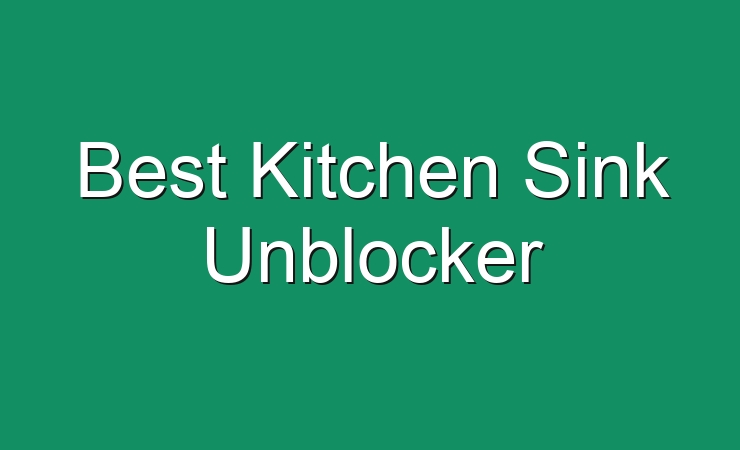 buster kitchen sink unblocker asda