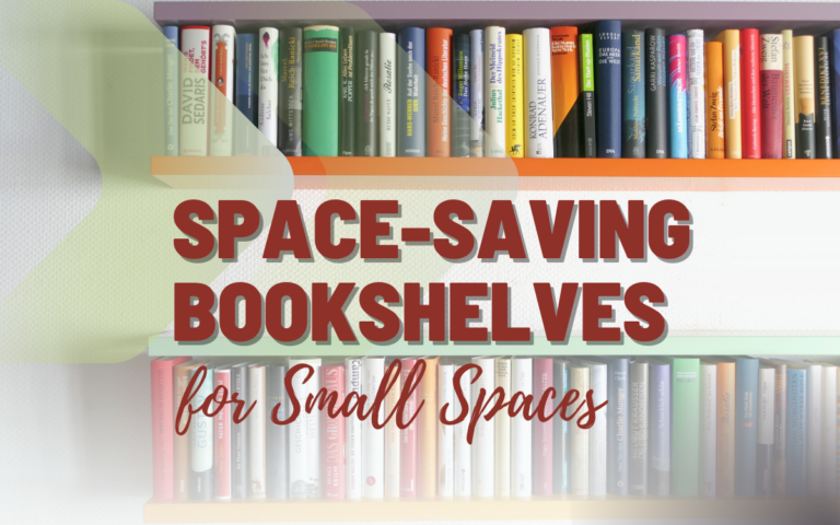 Bookshelves for small spaces