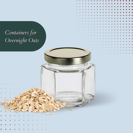 Cialis Hexagon Glass Jars